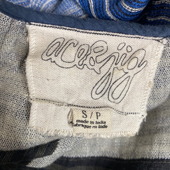 Ace & Jig Linen Blend Wrap Dress Womens Size Small - Picture 10 of 10